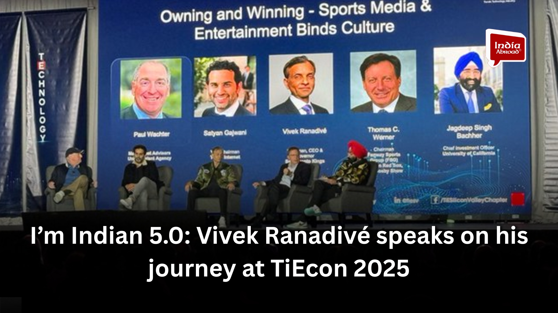 “I’m Indian 5.0”: Vivek Ranadivé speaks on his journey at TiEcon 2025